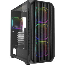 Sharkoon AK5M RGB bokšto tipo korpusas, juodas Sharkoon AK5M RGB bokšto tipo korpusas, juodas