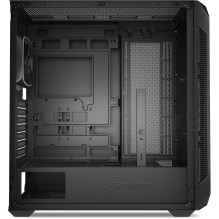 Sharkoon AK5M RGB bokšto tipo korpusas, juodas Sharkoon AK5M RGB bokšto tipo korpusas, juodas