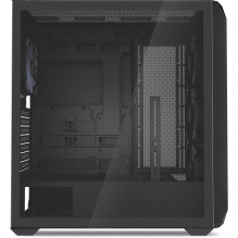 Sharkoon AK3 RGB bokšto tipo korpusas, juodas