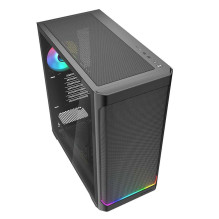 Sharkoon AK4W RGB juostelių bokštas Case juodas Sharkoon AK4W RGB juostelių bokštas Case juodas