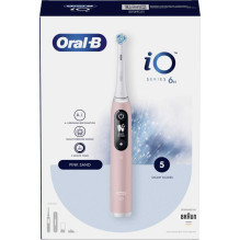Oral-B iO6 rausvo smėlio spalvos