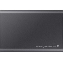 Išorinis USB diskas „Samsung T7 4TB“, USB 3.2, titano pilkos spalvos, MU-PC4T0T / WW Išorinis USB diskas „Samsung T7 4TB“, USB 3.2, titano pilkos spalvos, MU-PC4T0T / WW