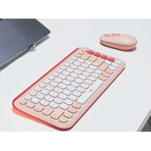 „Logitech POP ICON Combo“ rožinė