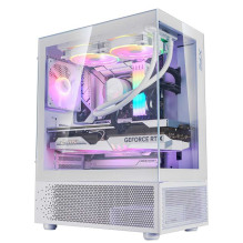 XPG „Invader X Mini“ kompaktiškas vidutinio dydžio bokštas Case Baltas