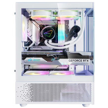 XPG „Invader X Mini“ kompaktiškas vidutinio dydžio bokštas Case Baltas