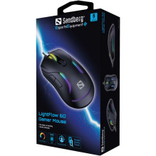 „Sandberg 640-27 LightFlow 6D“ žaidimų pelė
