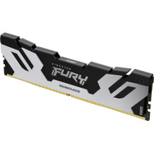 Kingston Fury Renegade Silver / Juoda 24GB DDR5 8400MHZ CUDIMM KF584CU40RS-24 Kingston Fury Renegade Silver / Juoda 24GB DDR5 8400MHZ CUDIMM KF584CU40RS-24