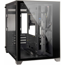 „Inter-Tech C-501 Aspect“ juoda „Inter-Tech C-501 Aspect“ juoda