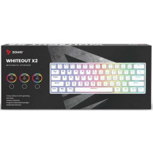 Savio Whiteout X2 Outemu ruda (JAV) balta Savio Whiteout X2 Outemu ruda (JAV) balta