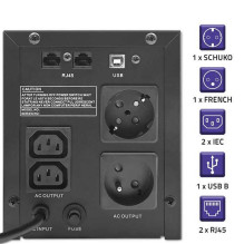 Qoltec QOLTEC 53771 UPS 2000VA 1200W LCD Qoltec QOLTEC 53771 UPS 2000VA 1200W LCD