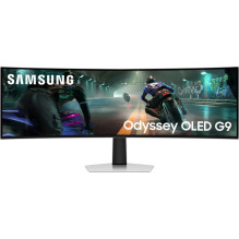 „Samsung Odyssey G9 LS49DG910SUXEN“ 49 colių OLED 32:9 lenktas sidabrinis ekranas „Samsung Odyssey G9 LS49DG910SUXEN“ 49 colių OLED 32:9 lenktas sidabrinis ekranas