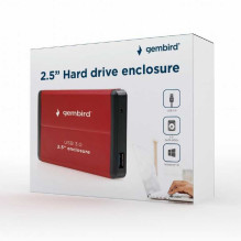Gembird EE2-U3S-2-R 2,5 colio SATA USB 3.0 Ed. Gembird EE2-U3S-2-R 2,5 colio SATA USB 3.0 Ed.