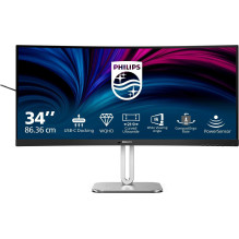 „Philips 34B2U5600C / 00“ 34' VA 21:9 lenktas monitorius „Philips 34B2U5600C / 00“ 34' VA 21:9 lenktas monitorius