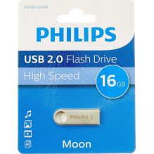 „Philips“ 16 GB FM16FD160B / 00 USB 2.0 sidabrinė „Philips“ 16 GB FM16FD160B / 00 USB 2.0 sidabrinė