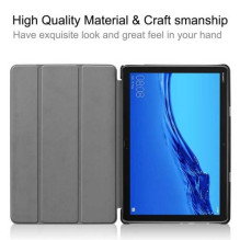 Riff "Tekstūruotas knygos dėklas su stovu HUAWEI MediaPad M5 Lite 10,1"" Spalvingas