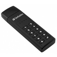 Verbatim 32GB Saugi klaviatūra USB 3.2 Juoda Verbatim 32GB Saugi klaviatūra USB 3.2 Juoda