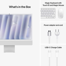 Apple iMac 24" 4.5K Retina M4 16GB 256SSD SWE Silver MWUU3KS / A