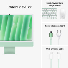 Apple iMac 24' 4.5K Retina M4 16GB 256SSD EN Green MWUE3ZE / A