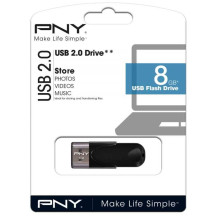 PNY Attache4 8GB USB2.0 Вlack