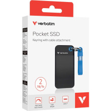 Verbatim Pocket SSD 2 TB black / blue