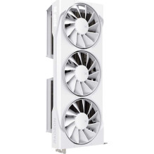 „XFX Radeon RX 9070 Swift OC“ – balta žaidimų vaizdo plokštė, 16 GB GDDR6, 256 bitų atmintis. „XFX Radeon RX 9070 Swift OC“ – balta žaidimų vaizdo plokštė, 16 GB GDDR6, 256 bitų atmintis.