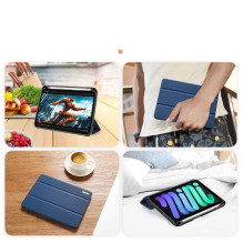 Dux Ducis Domo knygų dėklas, skirtas iPad mini 6 2021 Blue Dux Ducis Domo knygų dėklas, skirtas iPad mini 6 2021 Blue