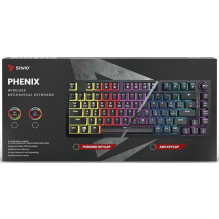 Savio Phenix Wireless Gateron Red Pro (JAV) juodos spalvos
