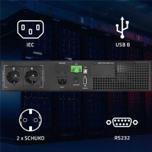 Qoltec 52285 UPS RACK 1kVA Qoltec 52285 UPS RACK 1kVA
