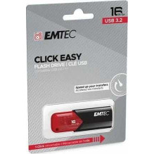 Emtec 16GB Click Easy USB 3.2 Gen 2 Black-Red Emtec 16GB Click Easy USB 3.2 Gen 2 Black-Red
