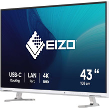 Eizo FlexScan“ EV4340X-WT 42,5 colio IPS 16 :9 Balta Eizo FlexScan“ EV4340X-WT 42,5 colio IPS 16 :9 Balta