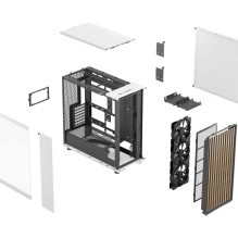Fractal Design North XL RC Chalk TG Clear White
