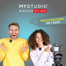 Easypix MyStudio belaidis mikrofonas duetas 62022 Easypix MyStudio belaidis mikrofonas duetas 62022