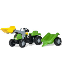 Rolly Toys Rolly Toys Žalias „Rolly“ traktorius su kaušu ir priekaba 023134 (5023134)