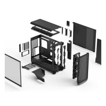 Fractal Design Midi Meshify 3 XL Ambience Pro RGB Black korpusas Fractal Design Midi Meshify 3 XL Ambience Pro RGB Black korpusas