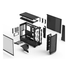 Fractal Design Midi Meshify 3 XL Black TG Light Tint Fractal Design Midi Meshify 3 XL Black TG Light Tint