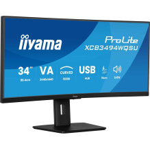 Iiyama ProLite XCB3494WQSU-B1 34" VA 21:9 Curved Iiyama ProLite XCB3494WQSU-B1 34" VA 21:9 Curved