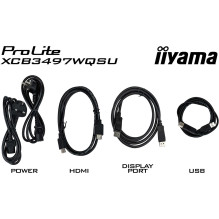 Iiyama ProLite XCB3494WQSU-B1 34' VA 21:9 išlenktas Iiyama ProLite XCB3494WQSU-B1 34' VA 21:9 išlenktas