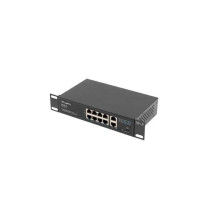 Lanberg PoE Switch 19inch 10-port 100MB