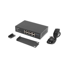 Lanberg Switch PoE 19 colių 10 prievadų 100 MB Lanberg Switch PoE 19 colių 10 prievadų 100 MB