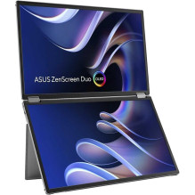 Asus ZenScreen Duo MQ149CD 14' OLED 16:10 sidabrinis Asus ZenScreen Duo MQ149CD 14' OLED 16:10 sidabrinis