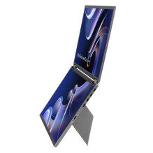 Asus ZenScreen Duo MQ149CD 14' OLED 16:10 sidabrinis Asus ZenScreen Duo MQ149CD 14' OLED 16:10 sidabrinis