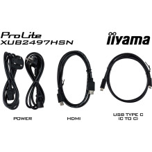 Iiyama ProLite XUB2497HSN-W2 23,8" IPS 16:9 balta