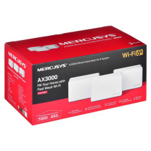 „Mercusys Halo H80X“ 3 įrenginių namų tinklelio „WiFi 6“ sistema „Mercusys Halo H80X“ 3 įrenginių namų tinklelio „WiFi 6“ sistema