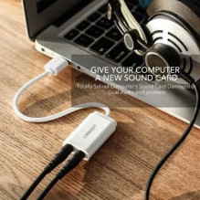 Ugreen 30143 USB 2.0 External Sound Adapter for PC Ugreen 30143 USB 2.0 External Sound Adapter for PC