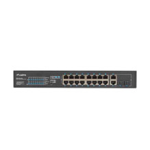 Lanberg Switch stovas 19" POE+ 16x 100MB Lanberg Switch stovas 19" POE+ 16x 100MB