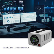 Qoltec 50723 Automatinis įtampos stabilizavimas Qoltec 50723 Automatinis įtampos stabilizavimas
