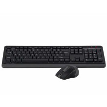 A4Tech 47478 FStyler 2,4G FG1035 RF Nano pilkos spalvos rinkinys