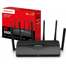 Mercusys BE9300 trijų dažnių „Wi-Fi 7“ maršrutizatorius Mercusys BE9300 trijų dažnių „Wi-Fi 7“ maršrutizatorius