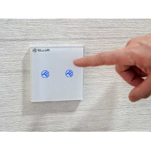 Tellur Smart WiFi komutatorius, SS2N 2 prievadų 1800W 10A