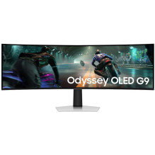 „Samsung Odyssey G9 LS49DG912SUXEN“ 49 colių OLED 32:9 lenktas sidabrinis ekranas